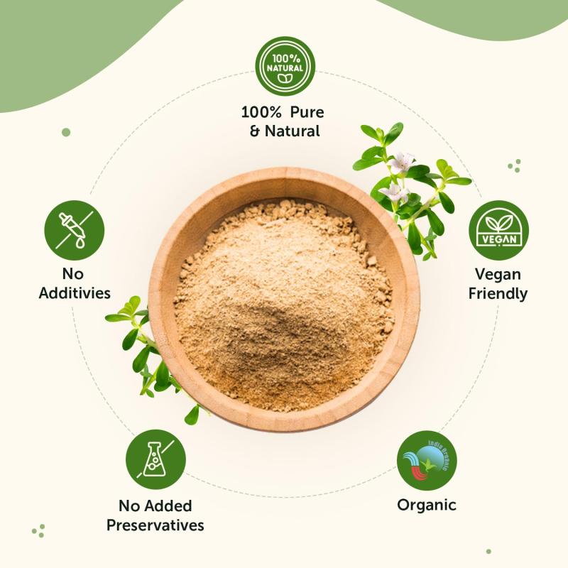 Pure Brahmi Powder (100g) | Boosts Brain Function & Reduces Stress | 100% Natural & Ayurvedic