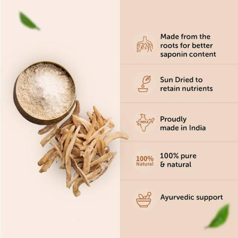 White Musli Root Powder – 100% Pure Safed Musli for Strength, Vitality & Wellness (100g)
