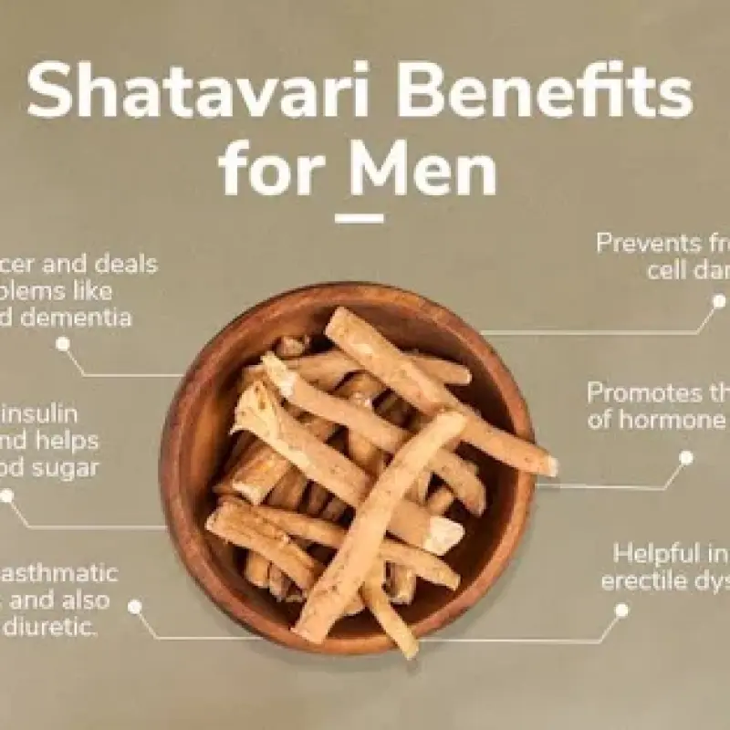 Safed Shatavari Root Powder – 100% Pure Shatavari for Women’s Health & Hormonal Balance (100g)